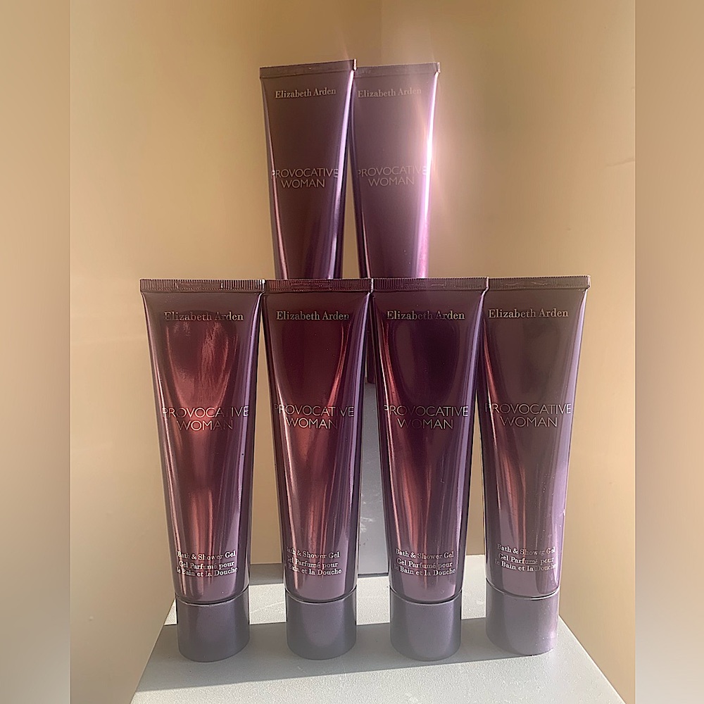 6x ELIZABETH ARDEN Provocative Woman Bath & Shower Gel(Bundle)